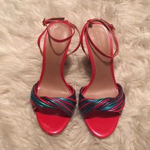 NWOT! Zara sandals with ankle strap.